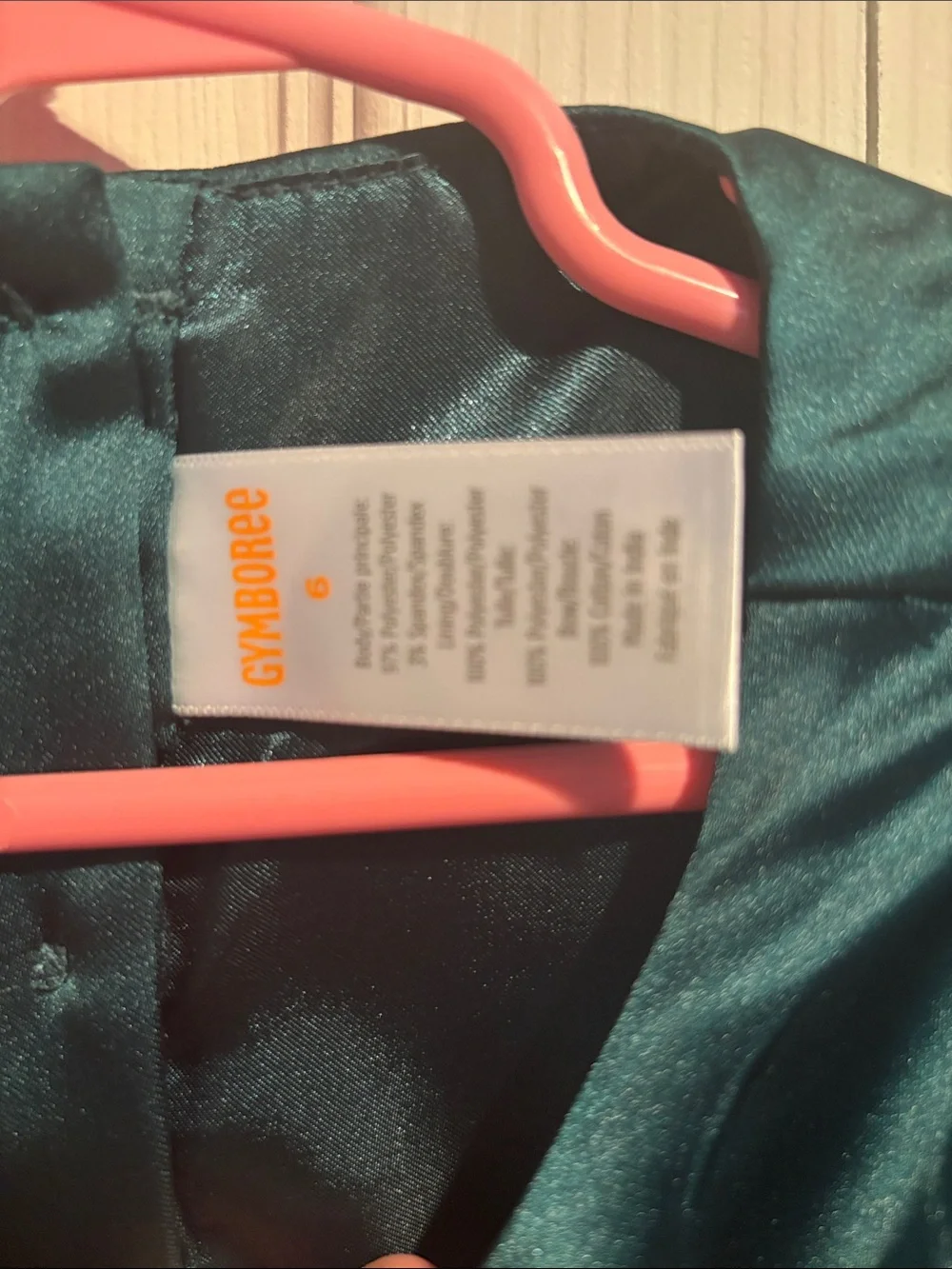 Gymboree shiny teal